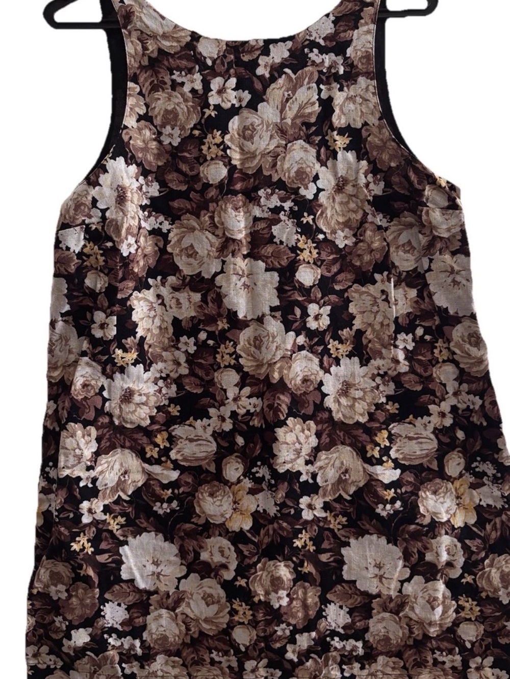 Abercrombie & Fitch Linen Cotton Blend Mini Dress Floral Size XSP